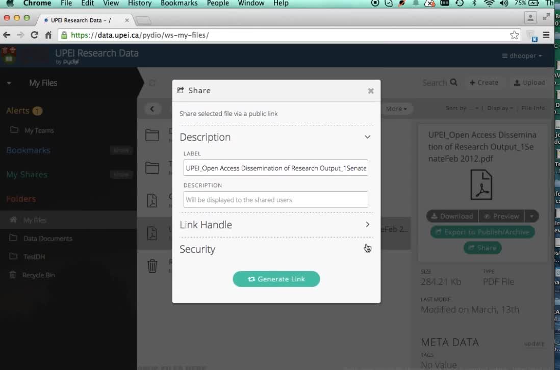 An introduction to data.upei.ca